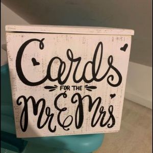 Wedding card box